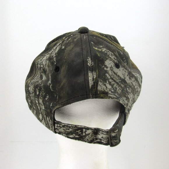 Authentic Grandpa Embroidered Patch Logo Men's Camo Adj Strap Back Cap Hat - Picture 6 of 8